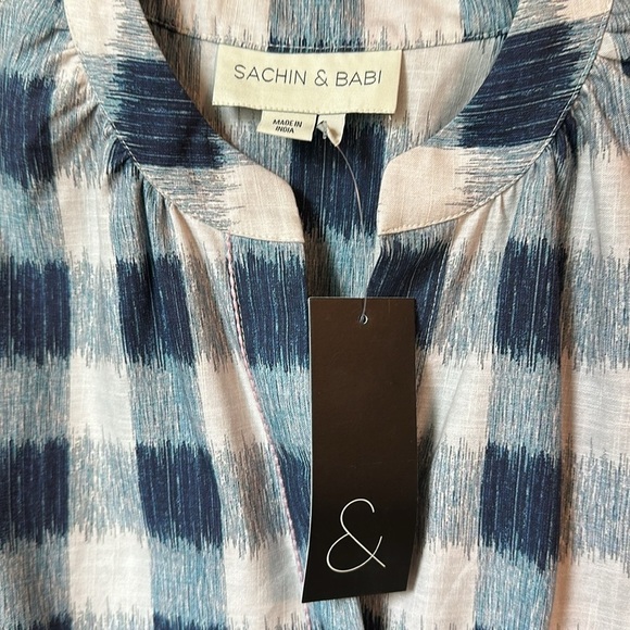 Sachin & Babi Mari Button-Down Cotton Midi Dress - Picture 9 of 9